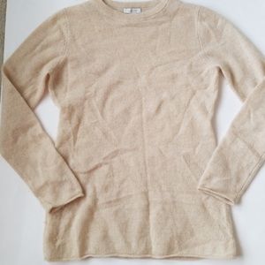 100% Cashmere Sweater- cream